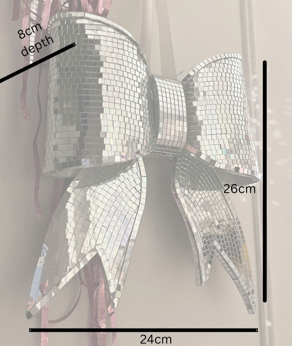 Disco Bow Hanging Artwork