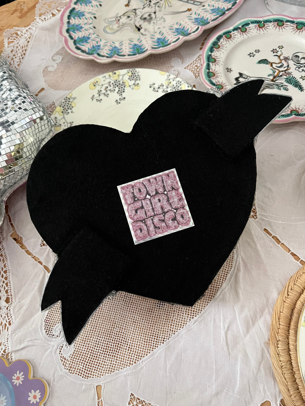 WEDDING DISCO HEART 10” • Made-To-Order [5 weeks processing time]