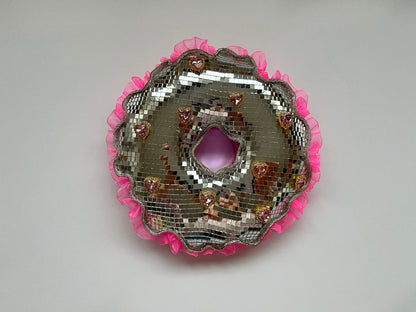 Barbarella • 9" Disco Ball Donut. *MADE TO ORDER*