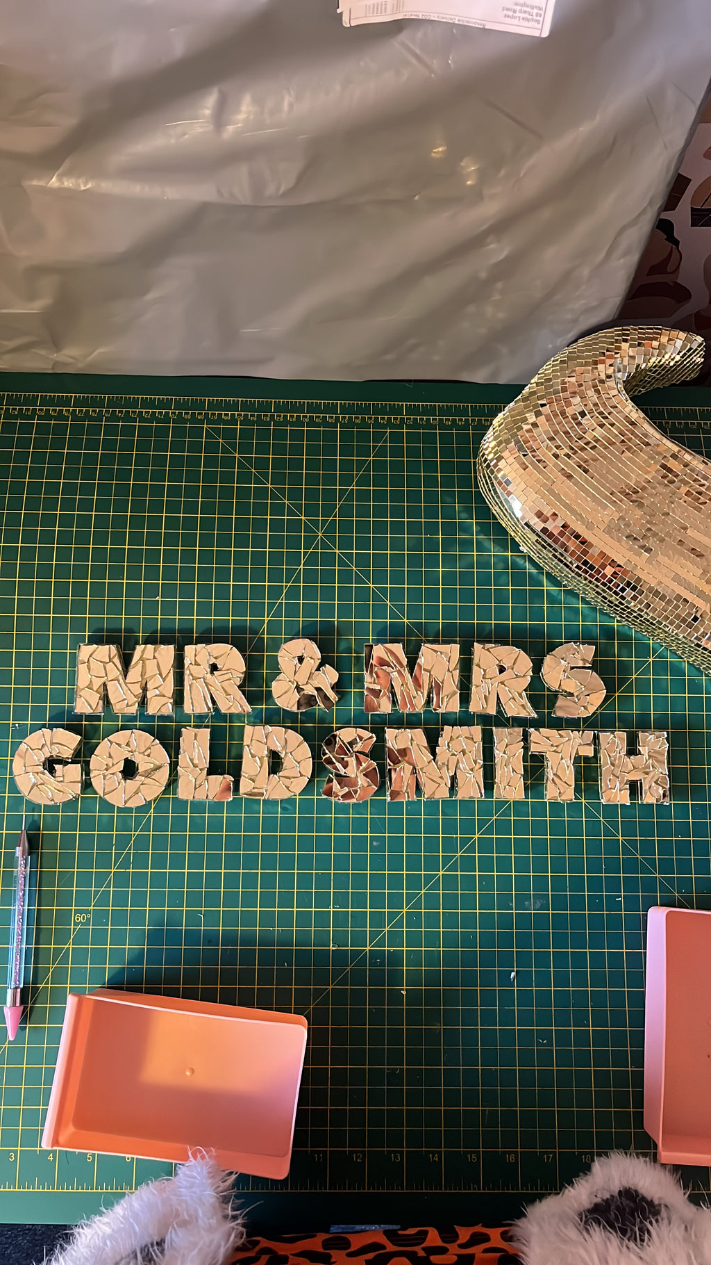 WEDDING DISCO HEART 10” • Made-To-Order [5 weeks processing time]