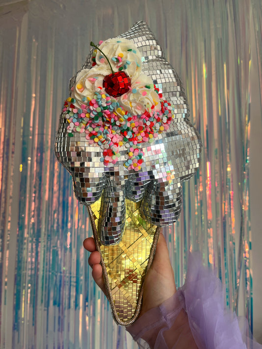 FUNFETTI. Disco Ball Ice-Cream (Made to Order 2-3 weeks)