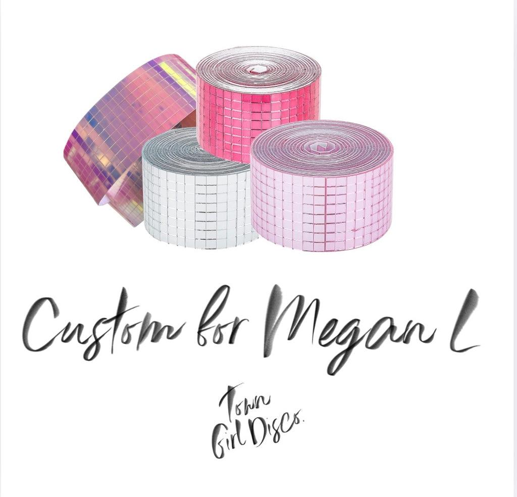 CUSTOM ORDER FOR MEGAN L. Deposit