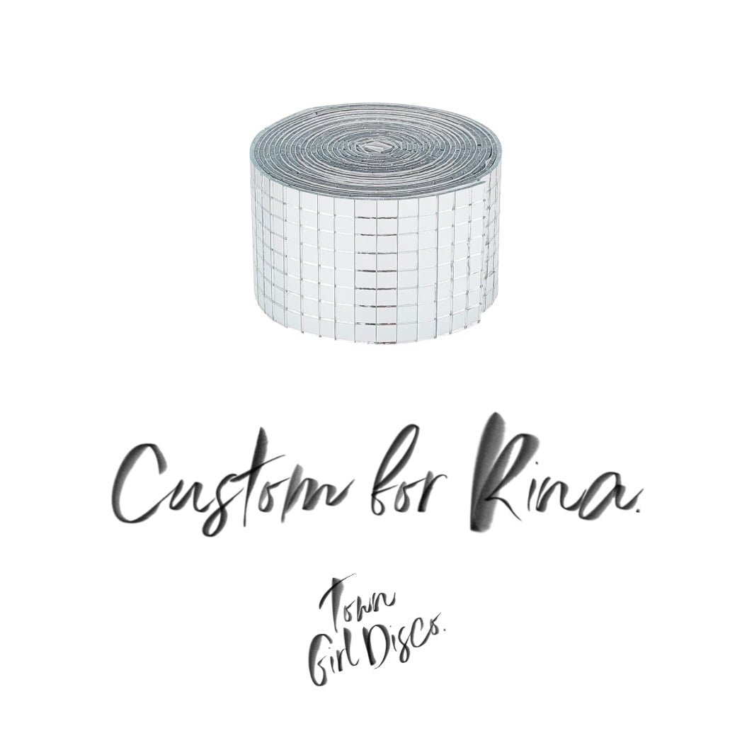 CUSTOM ORDER FOR RINA. Deposit