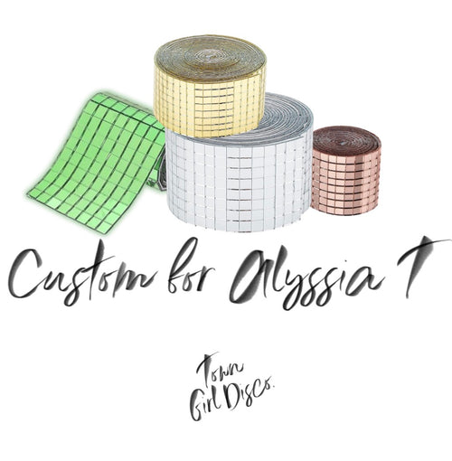 CUSTOM ORDER FOR ALYSSIA . Deposit