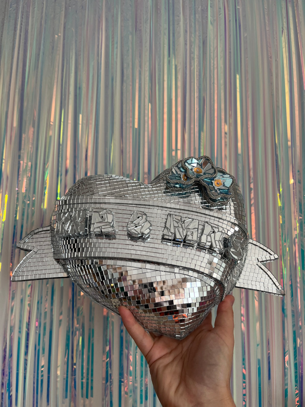 WEDDING DISCO HEART 10” • Made-To-Order [5 weeks processing time]
