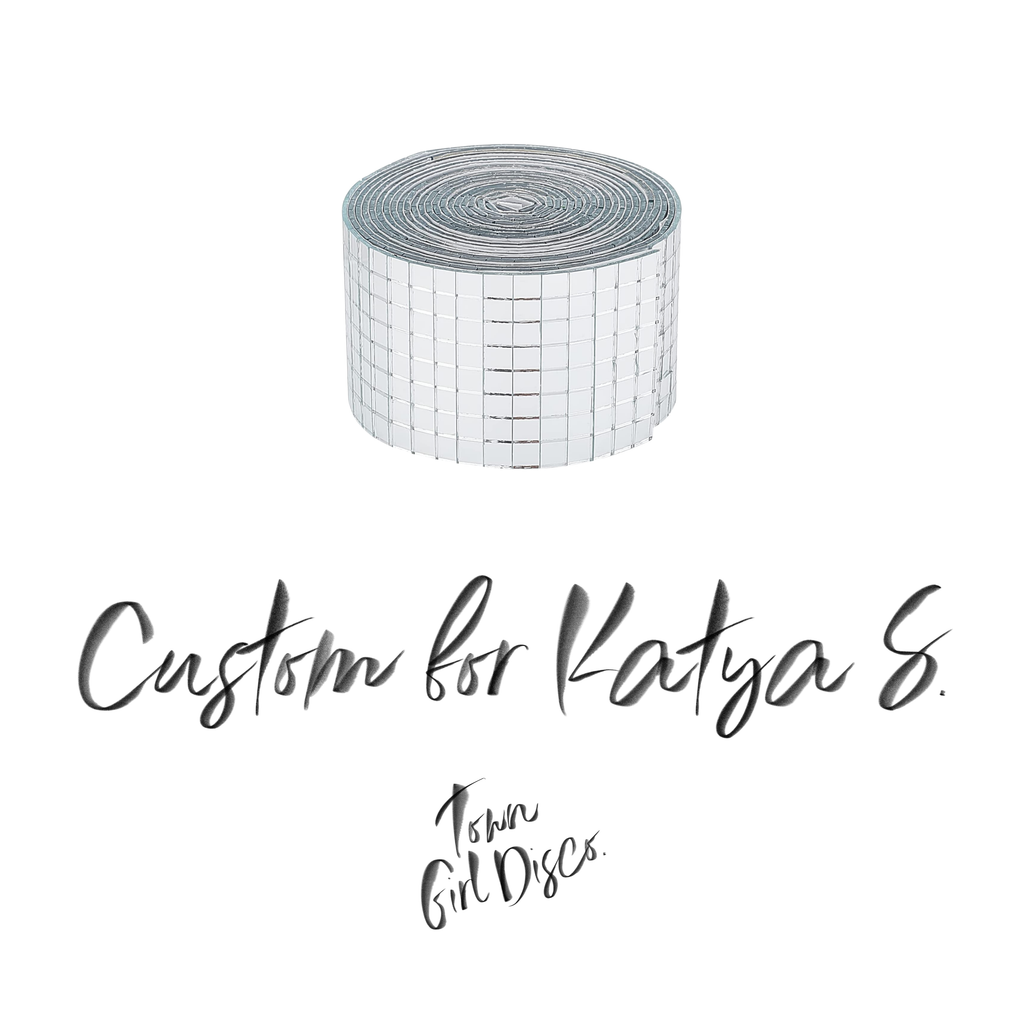CUSTOM ORDER FOR KATYA. S - Deposit