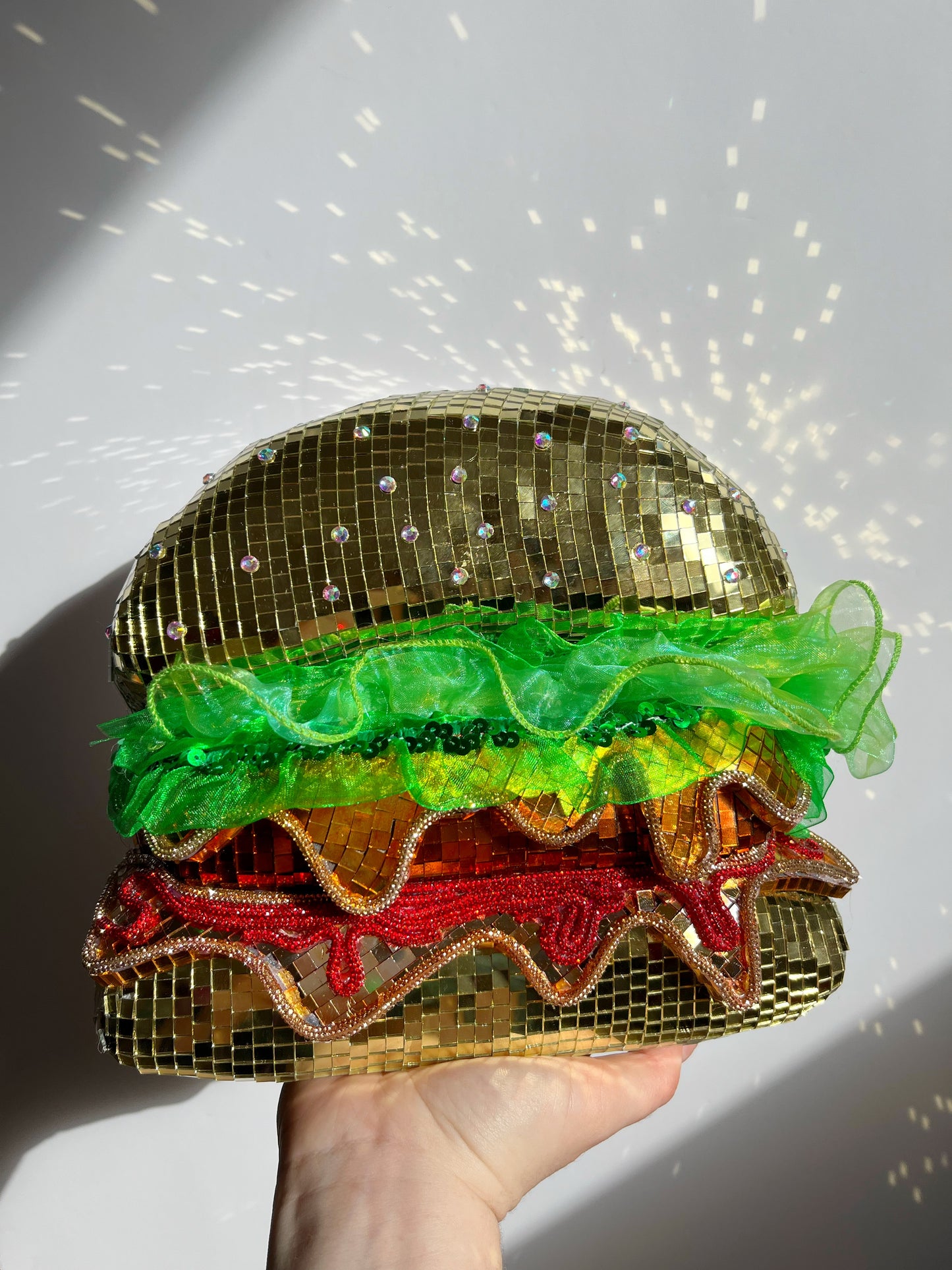 DISCO BURGER. Made To Order *3-4 week Processing Time*