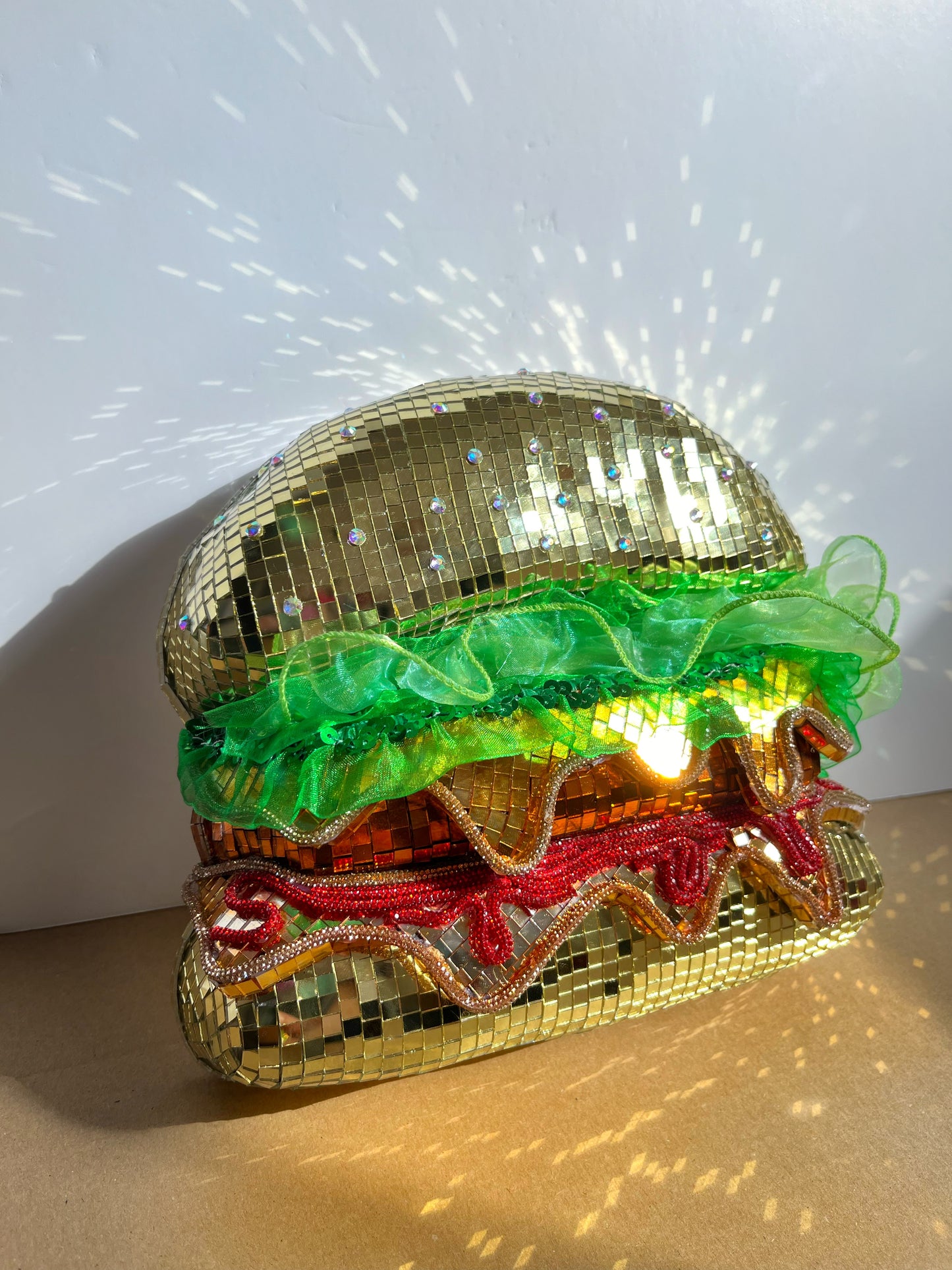 DISCO BURGER. Made To Order *3-4 week Processing Time*