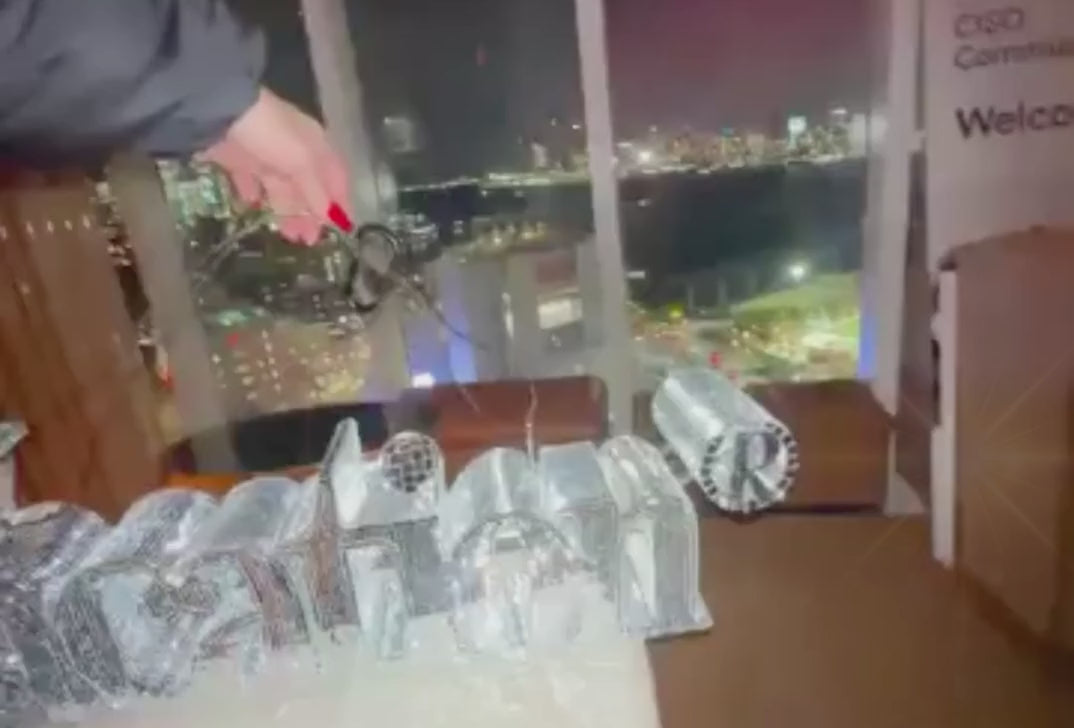 Vacation Sun Lotion Disco Logo sculpture NYC. Town Girl Disco. Sophie Lopez.